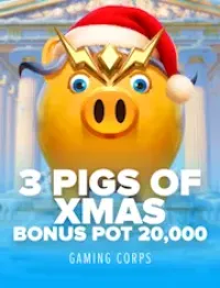 3 pigs of xmas slot logo
