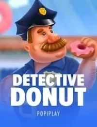 detective donut game logo
