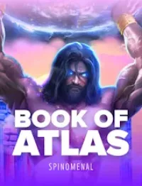 book of atlas slot logo